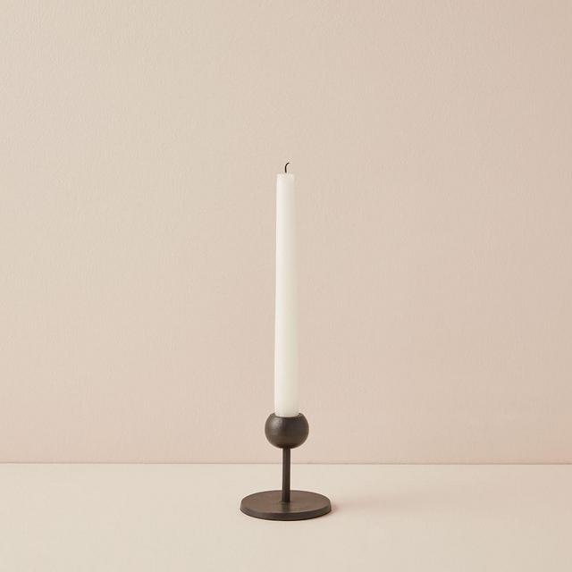 Modern Brass Candleholders, Bronze, Small
