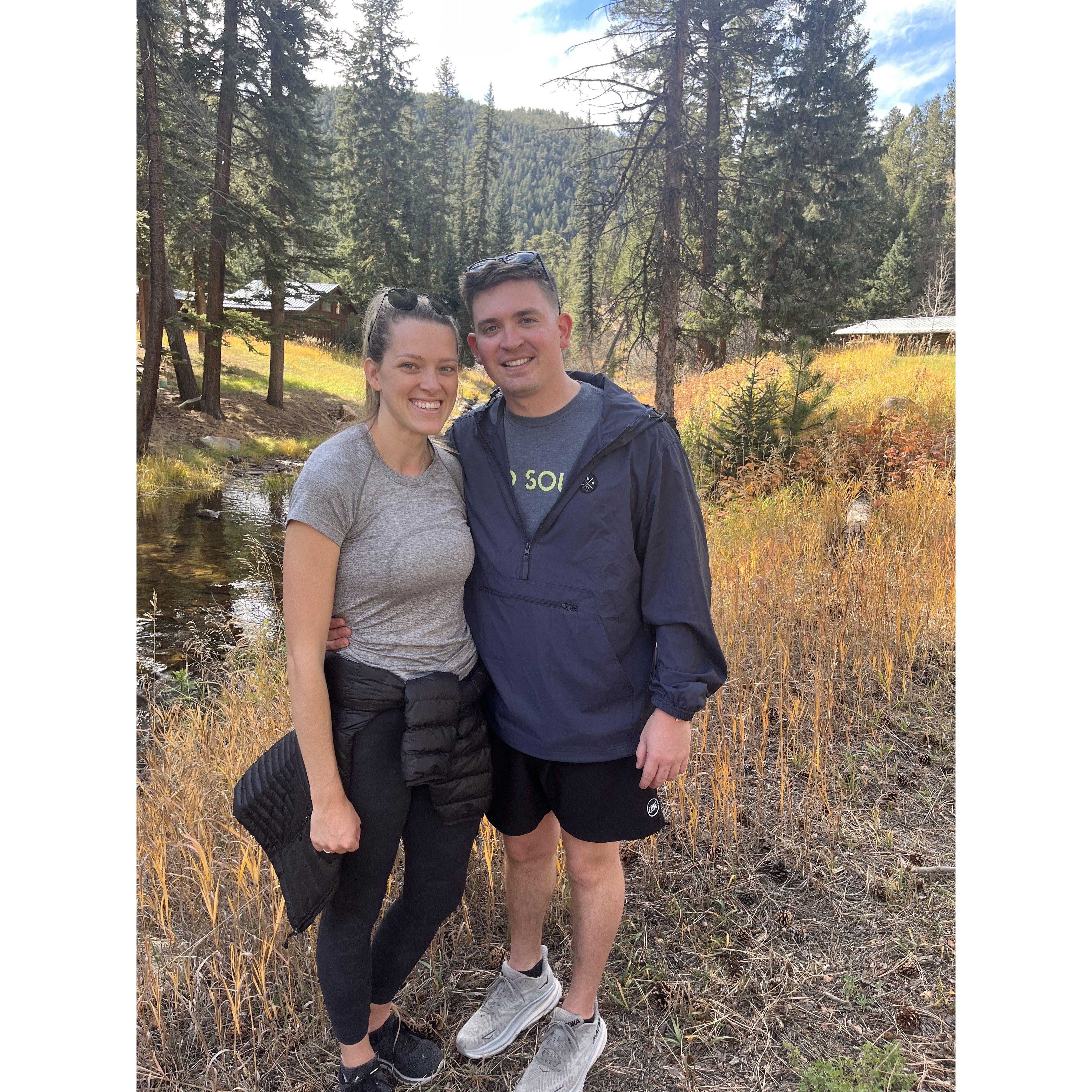 Visiting Maggie's family in Evergreen, Colorado