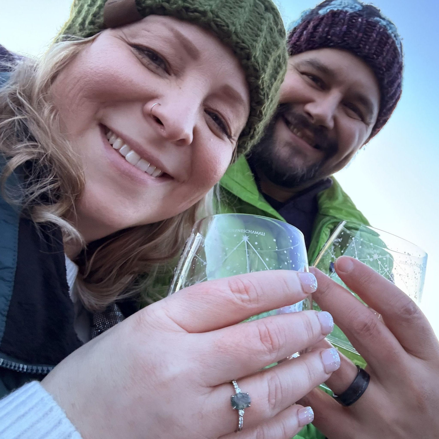 Celebrating Engagement on Bishop's Beach | New Year's Eve 2024