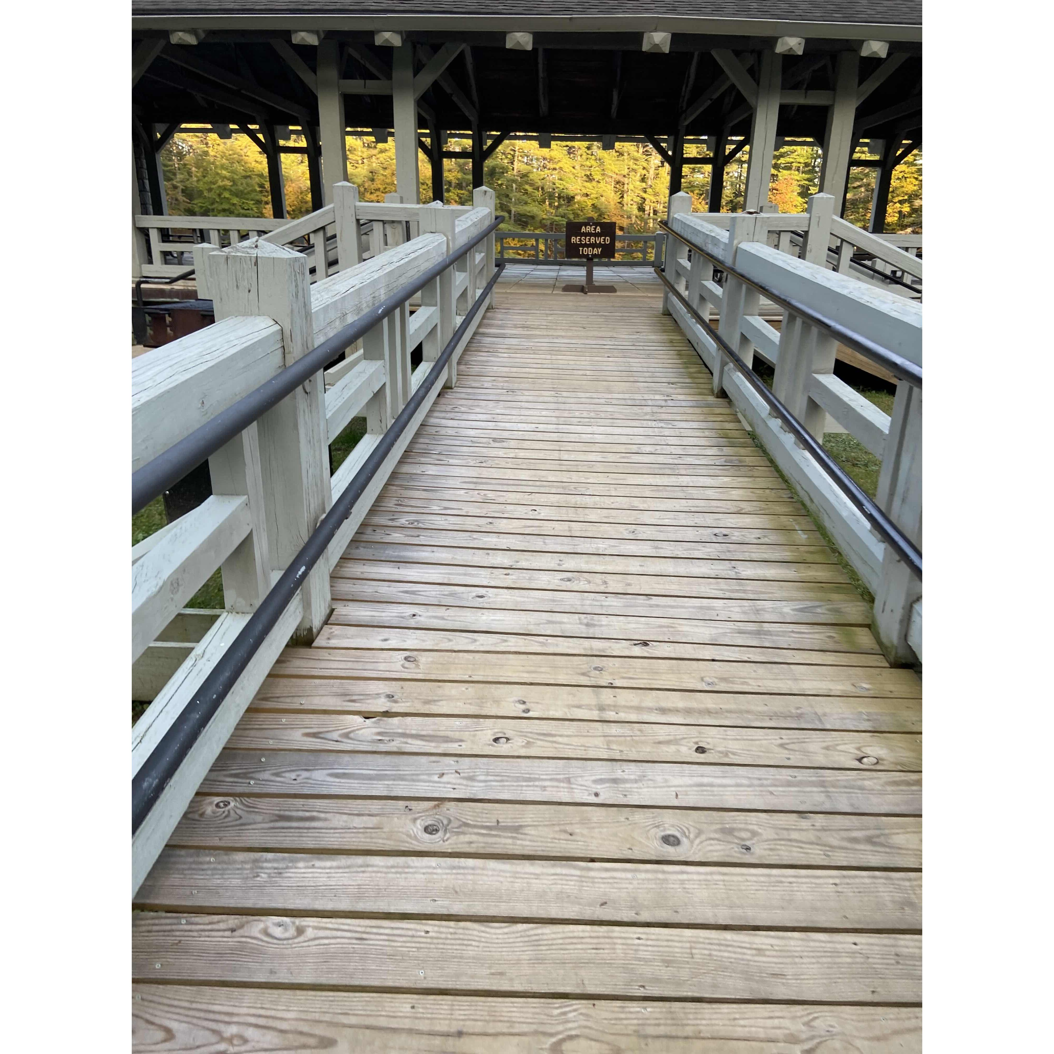 The venue has ramps and paved walks for accessibility:)