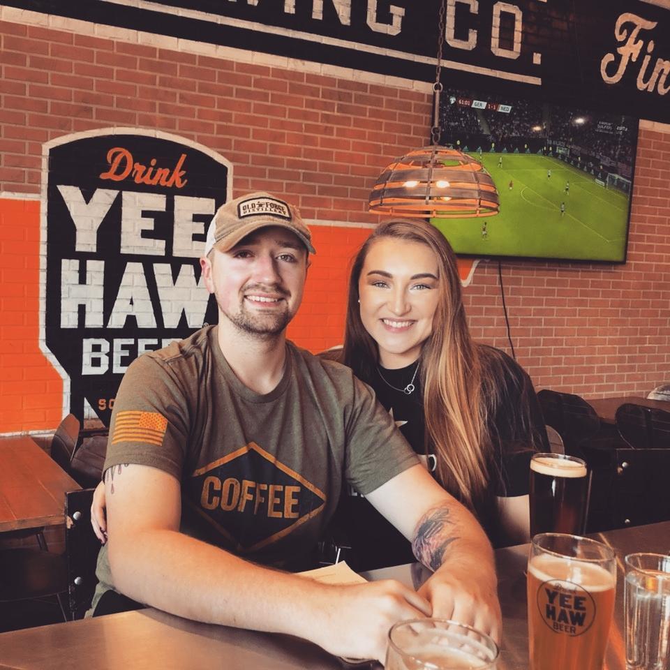 Our favorite thing to do- brewery hopping, moonshine, and wine tasting!