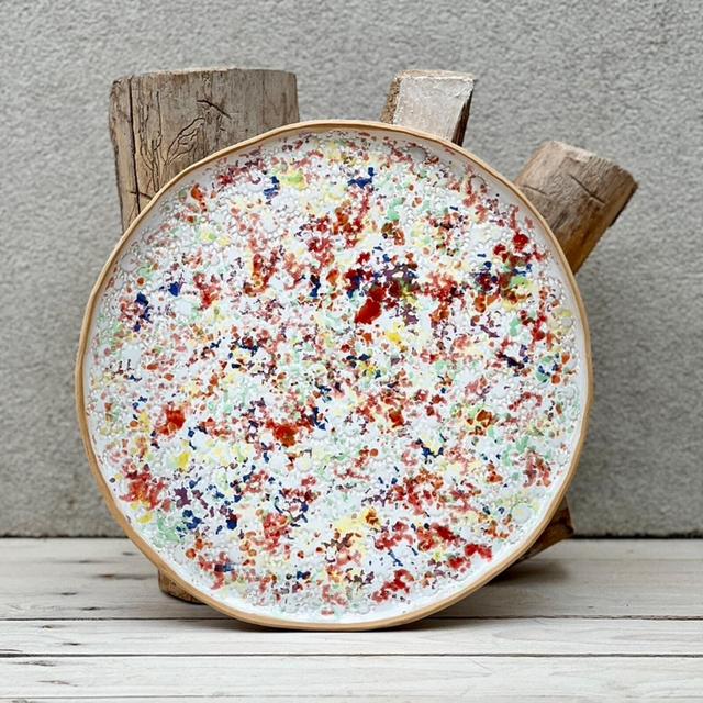 Art Wildflower Ceramic Platter