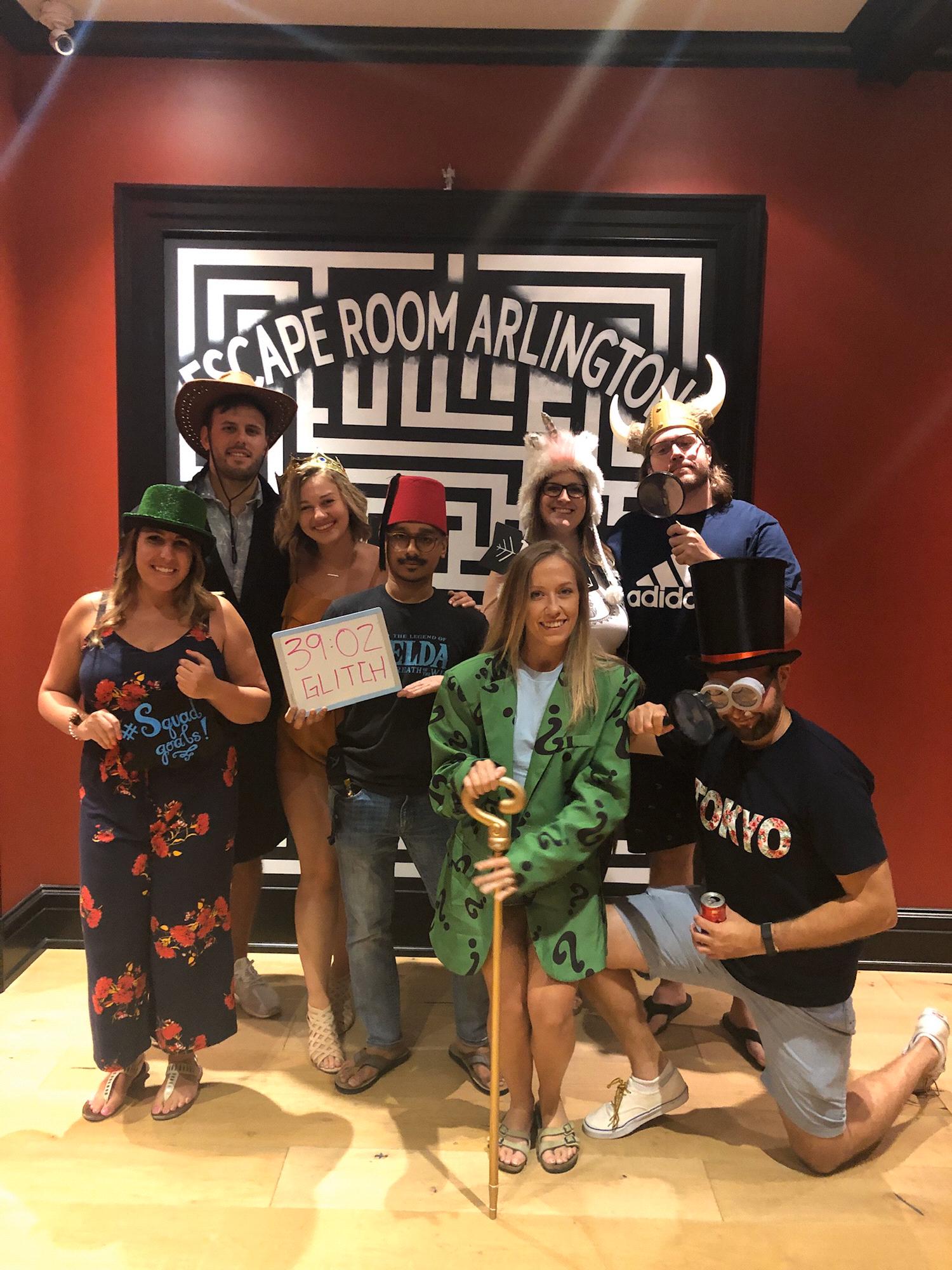 Escape Room birthday squad