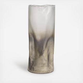 Artisan Patina Glass Vase