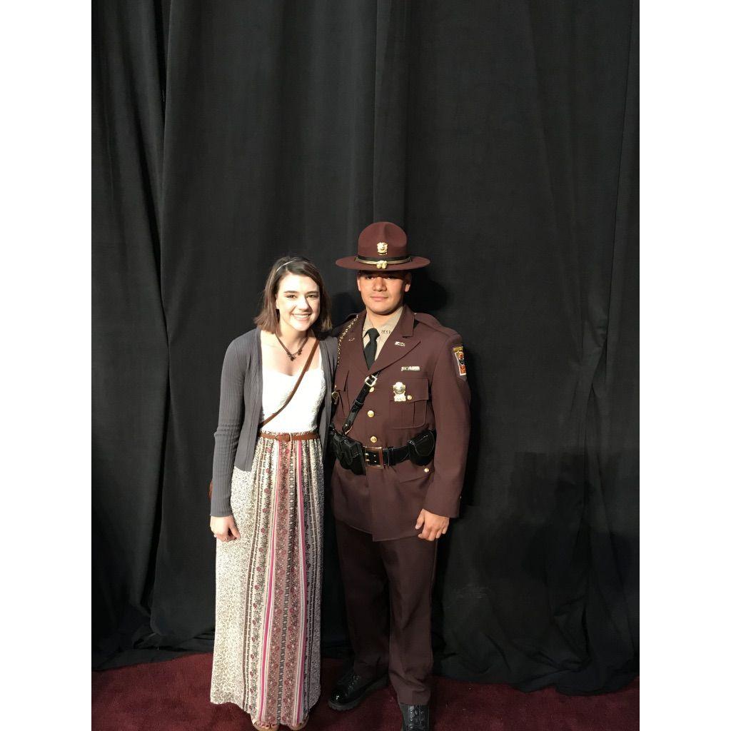 Our first photo together!