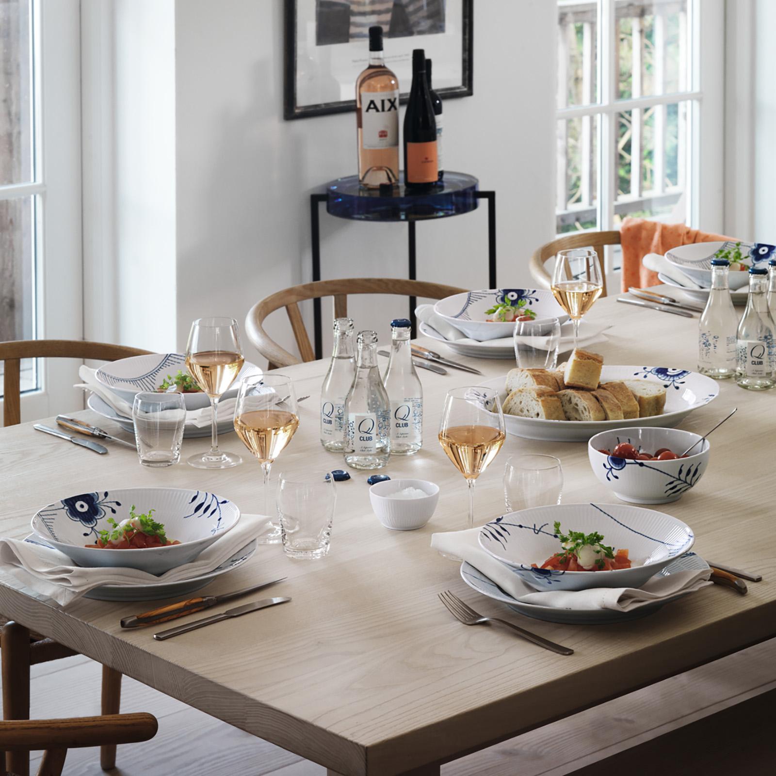 Royal Copenhagen, Blue Fluted Mega Deep Plate | Zola