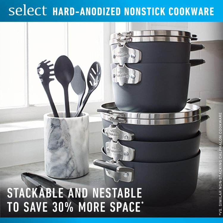 Calphalon, Select Hard Anodized Nonstick 9-Piece Cookware Set | Zola
