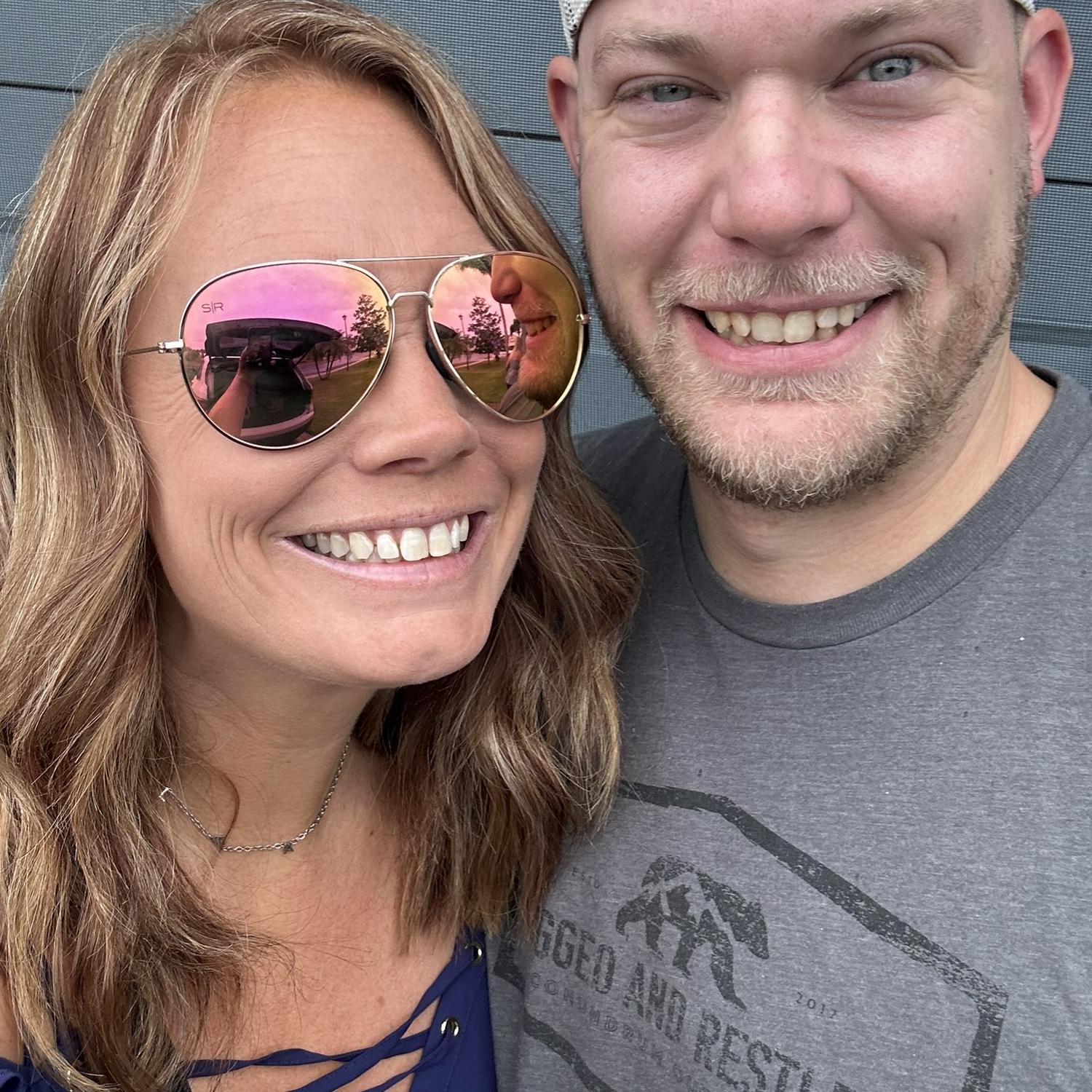 Getting ready to go on our first cruise together to Mexico