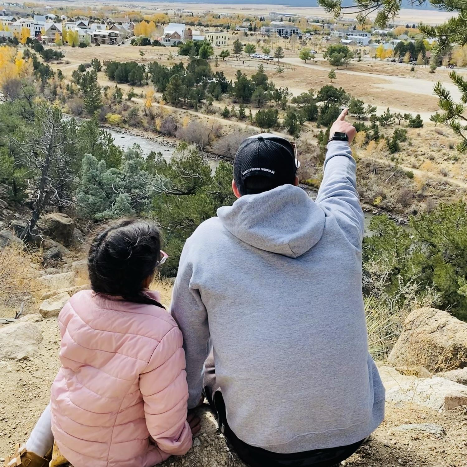 Zainab and Casey in Colorado.