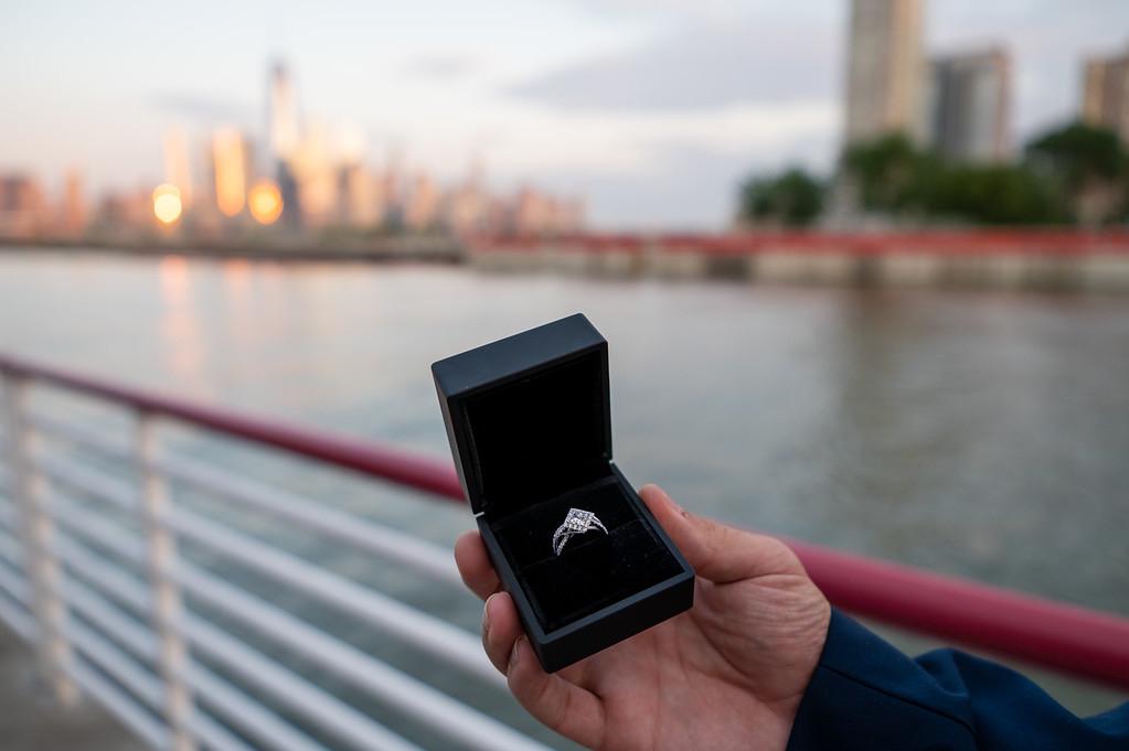 Shot of the ring before Bobby proposed