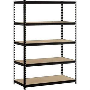 Heavy Duty Garage Shelf Steel Metal Storage 5 Level Adjustable Shelves Unit 72" H x 48" W x 24" Deep