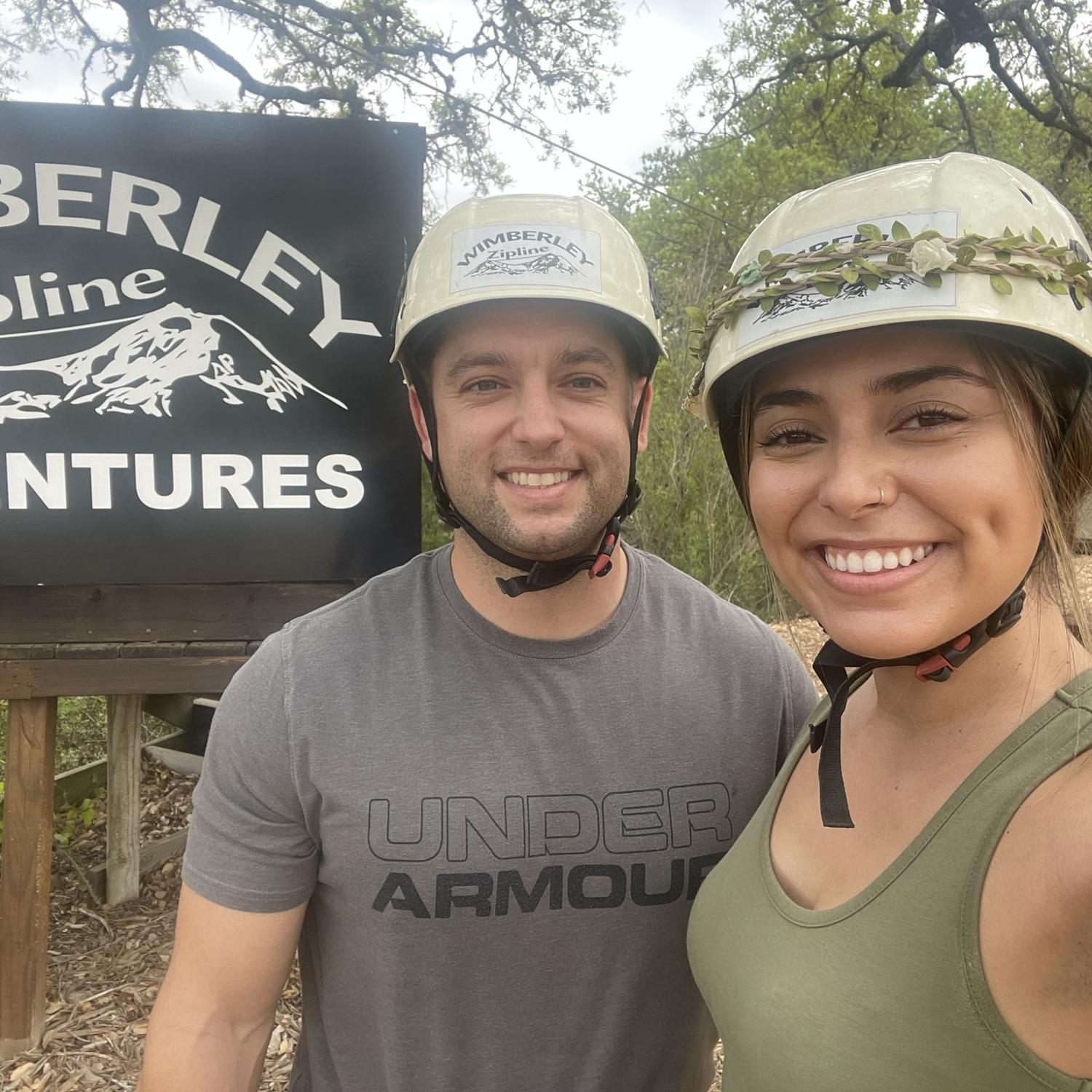 Ziplining in Wimberley, TX