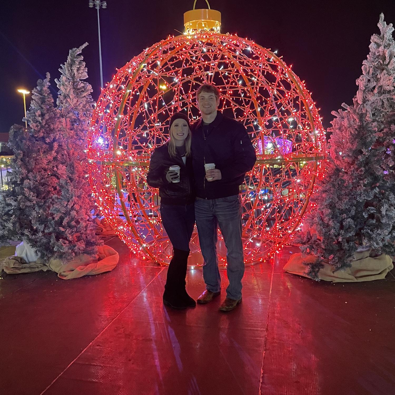 Our first Christmas at Santa Land.