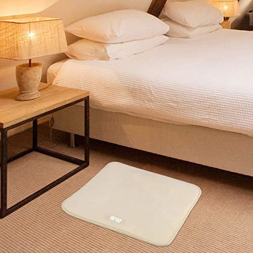 Dccer Alarm Clock for Heavy Sleepers Creative Rug Carpet Alarm Clock Digital Display, Battery Operated, for Modern Home, Kids, Teens, Girls, Guys (Color : B)