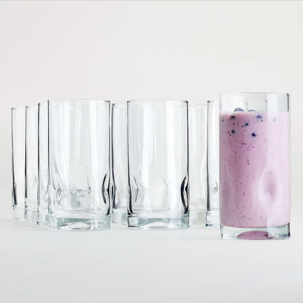 Impressions 17-oz. Cooler Tall Glasses, Set of 12 | Crate & Barrel