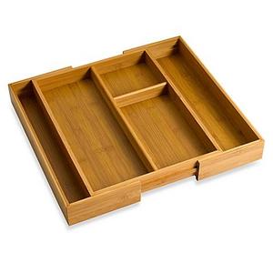 Bamboo Expandable Gadget Tray