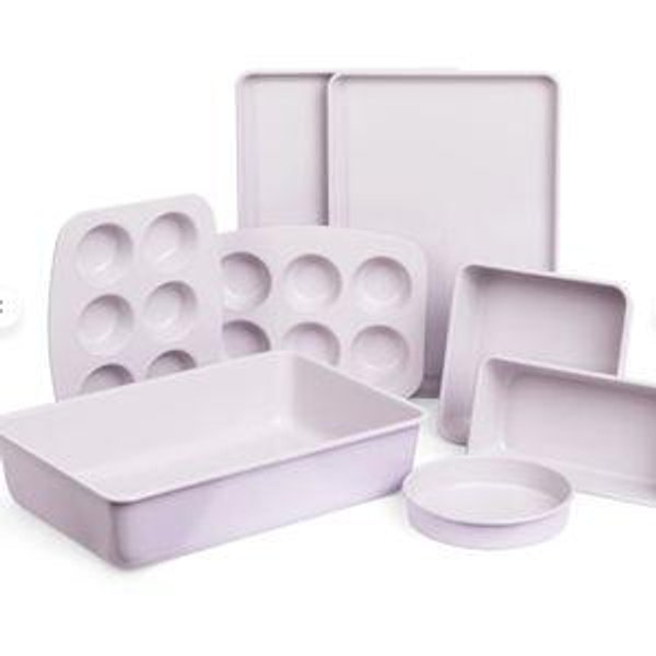 8-Piece Ceramic Bakeware Set - Lavender