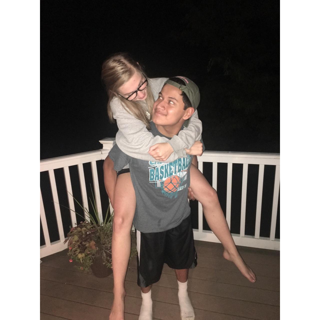 John's favorite picture of us in 2017!