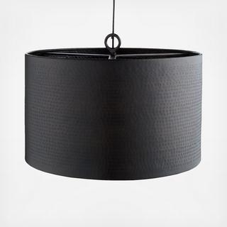 Rodan Hammered Metal Drum Pendant Light