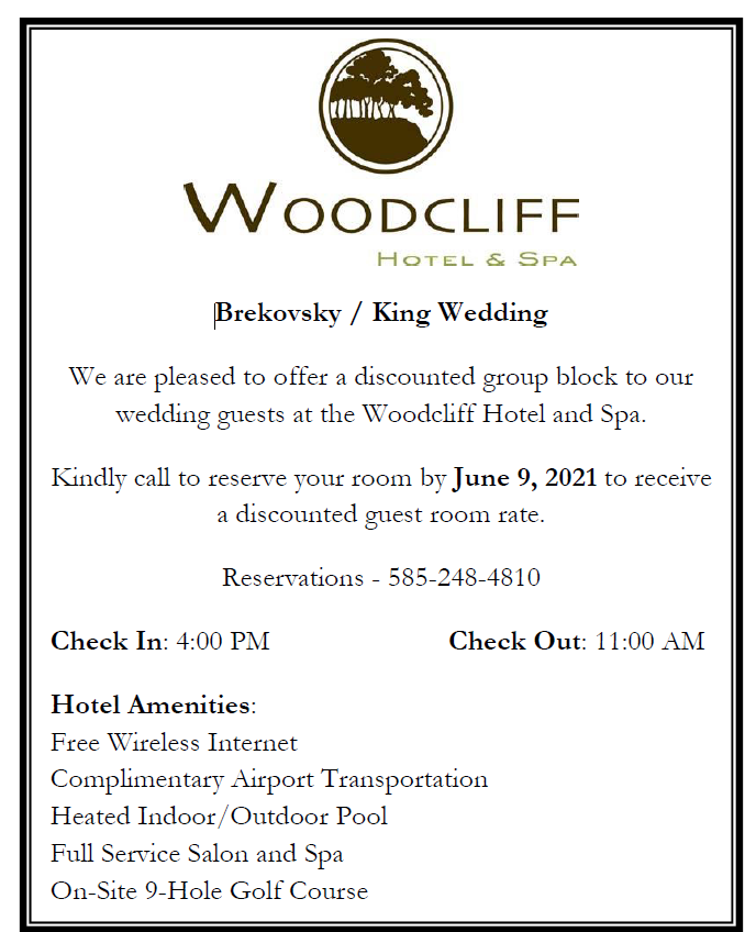 The Wedding Website of Rachel Brekovsky and Doug King