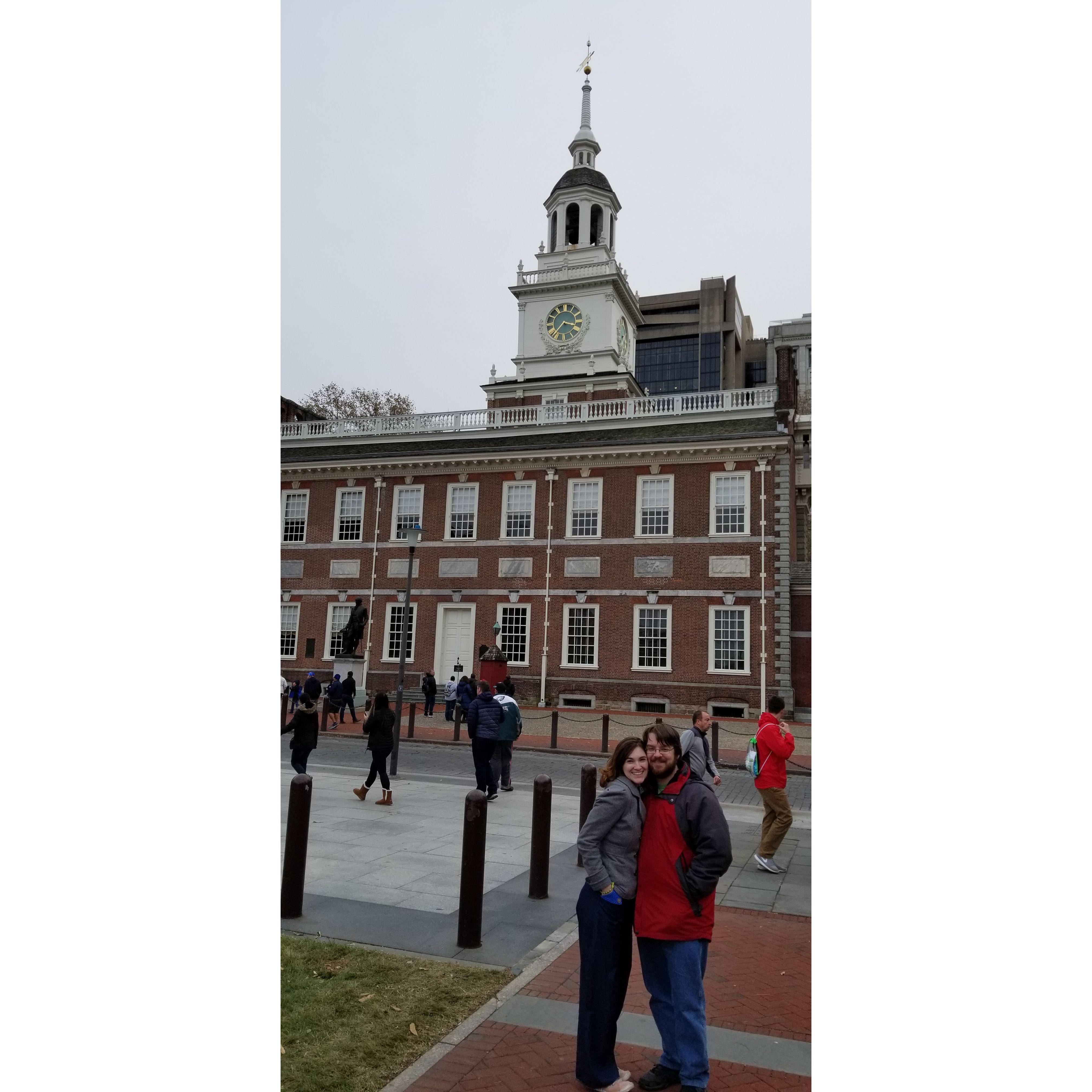 Independence Hall, PA, November 2019