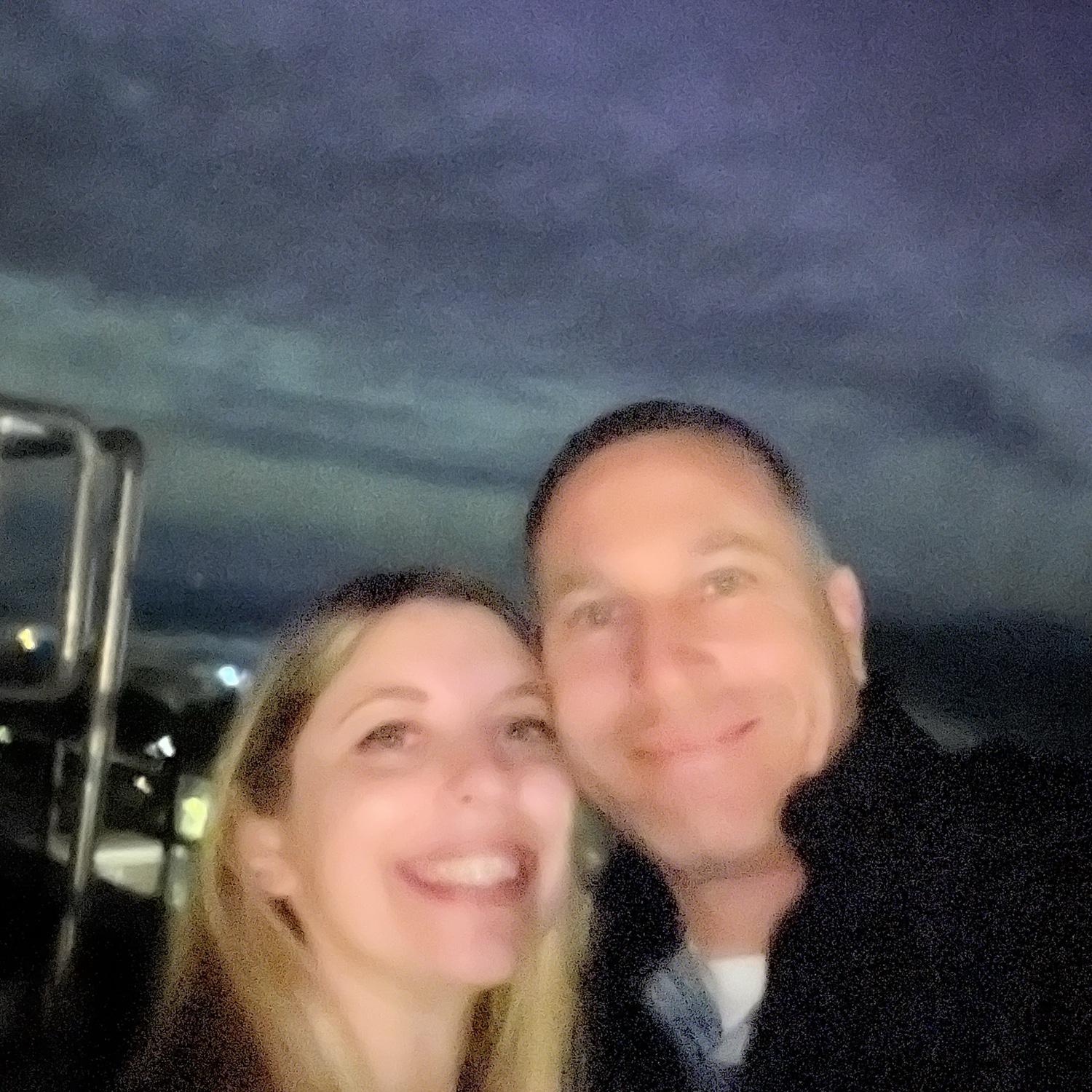 Our first Northern lights experience, at SUNY!