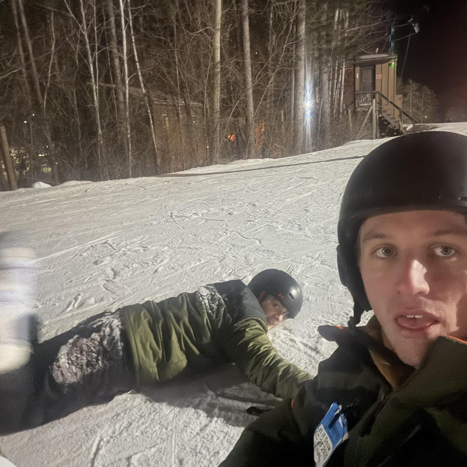 Snowboarding newbies