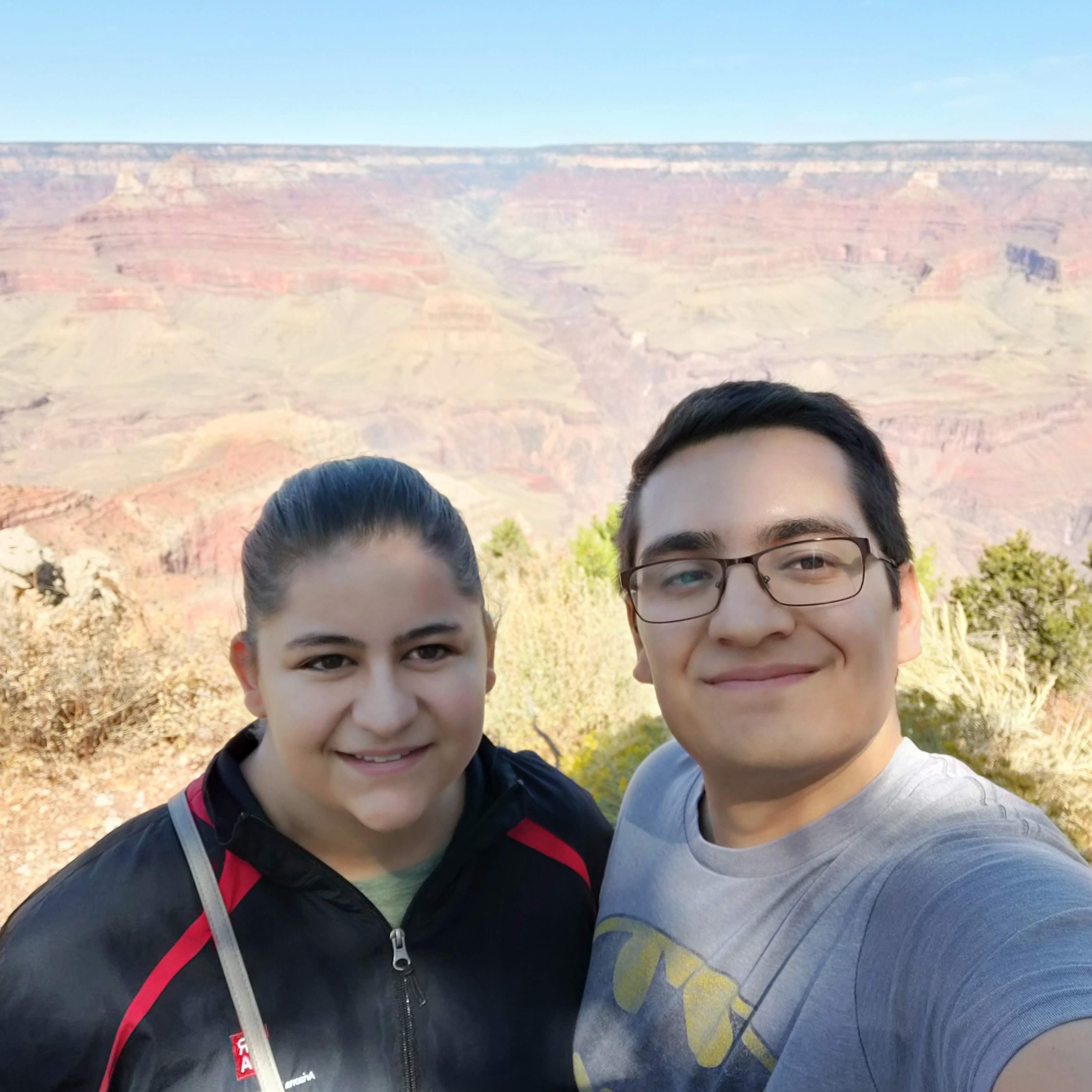 Tierney's first time at the grand canyon
