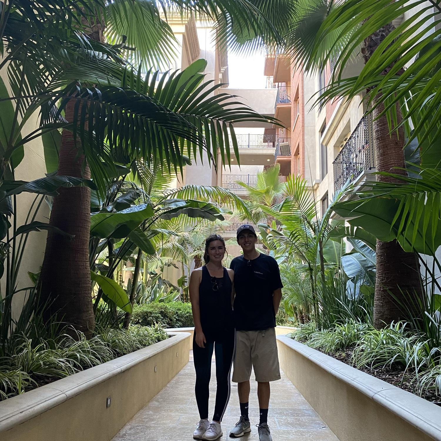 When Marcus helped Kristen move to LA for law school. Los Angeles 2020