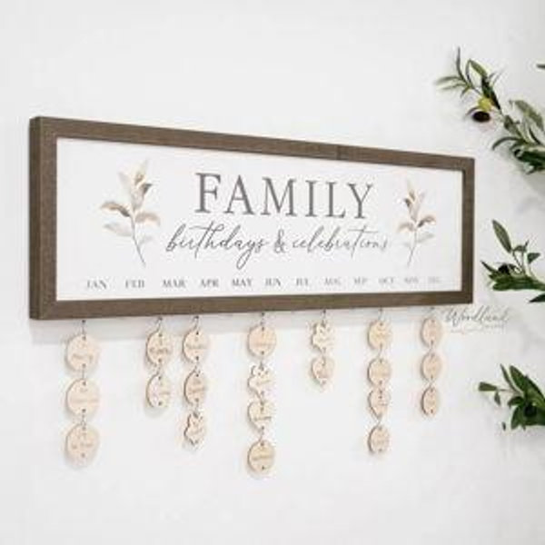 Personalized Hertz Family Perpetual Birthday Calendar