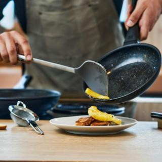 Pro Tool Silicone Wok Turner with Stainless Steel Handle