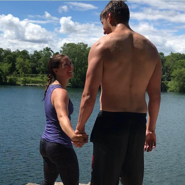 Cliff jumping in Sheboygan, WI