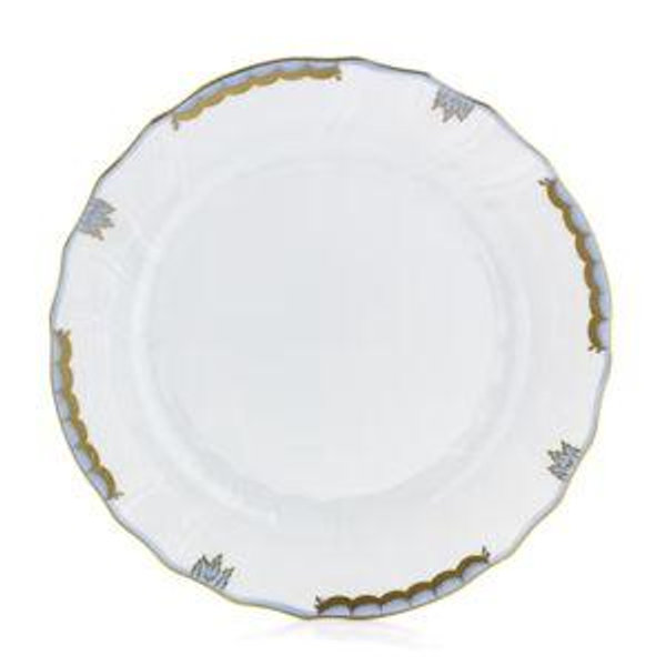 Herend Princess Victoria Light Blue Dinner Plate