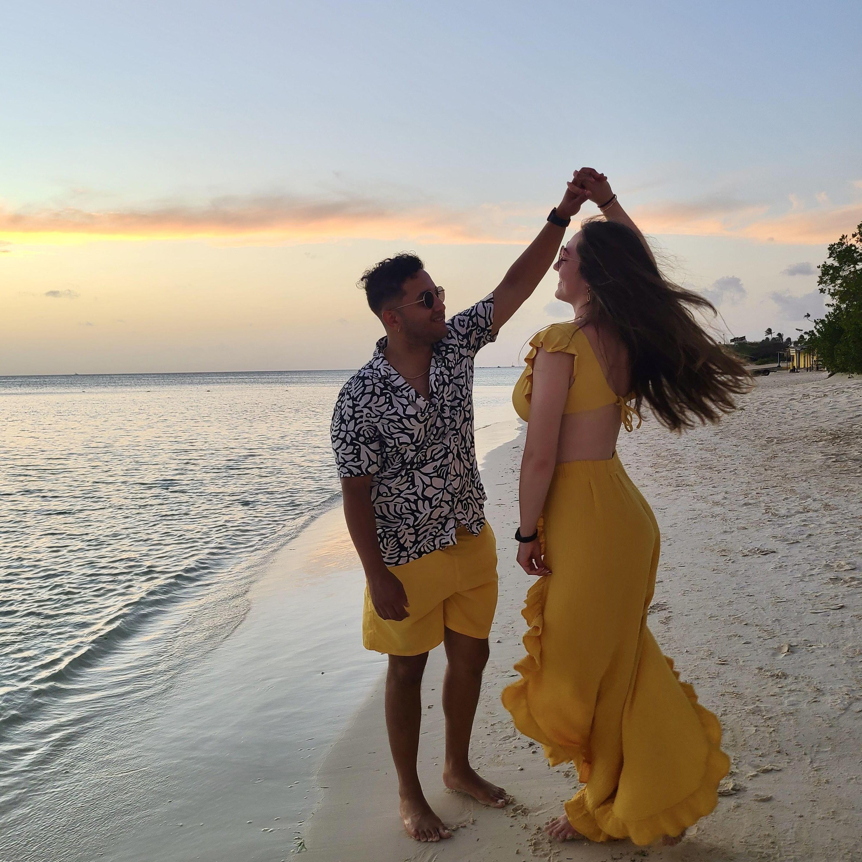 Our first international trip together, Aruba 2022
