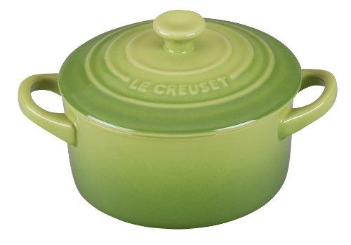 Le Creuset PG1160-084P Stoneware Mini Round Cocotte, 8 oz, Palm