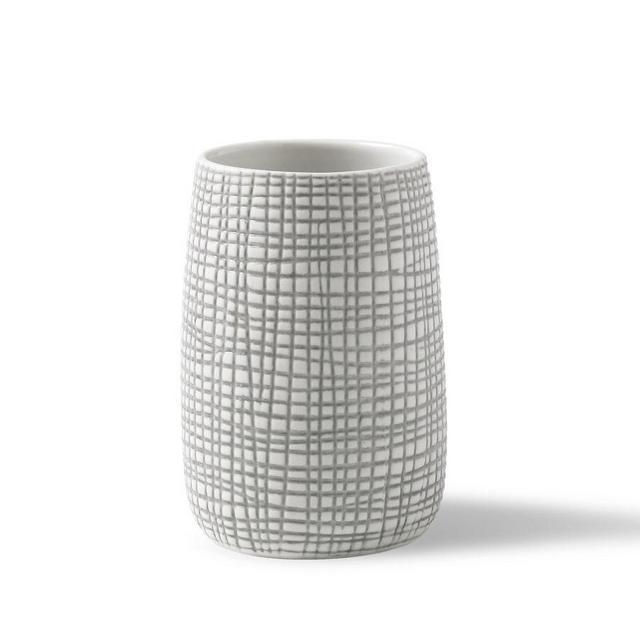 Pasha Porcelain Tumbler, Gray