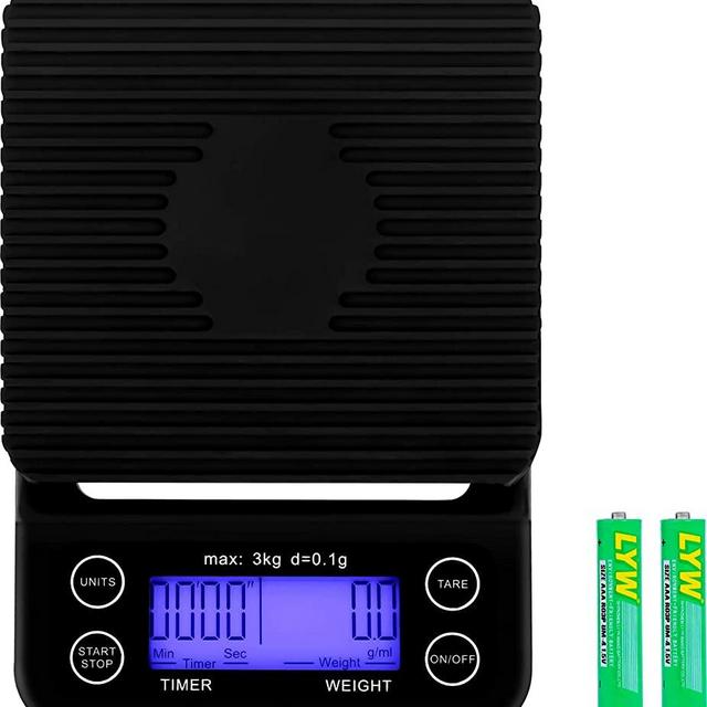 Coffee Scale with Timer,Coffee Scale with Timer Small,Pour Over Coffee Scale Timer,Coffee Scales with Timer,Espresso Scale with Timer(Batteries Included)