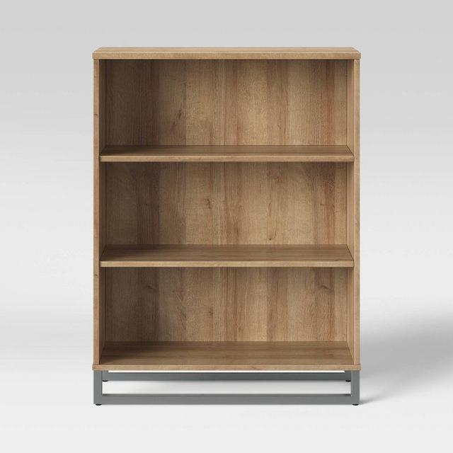 Mixed Material 3 Shelf Bookcase - Room Essentials™