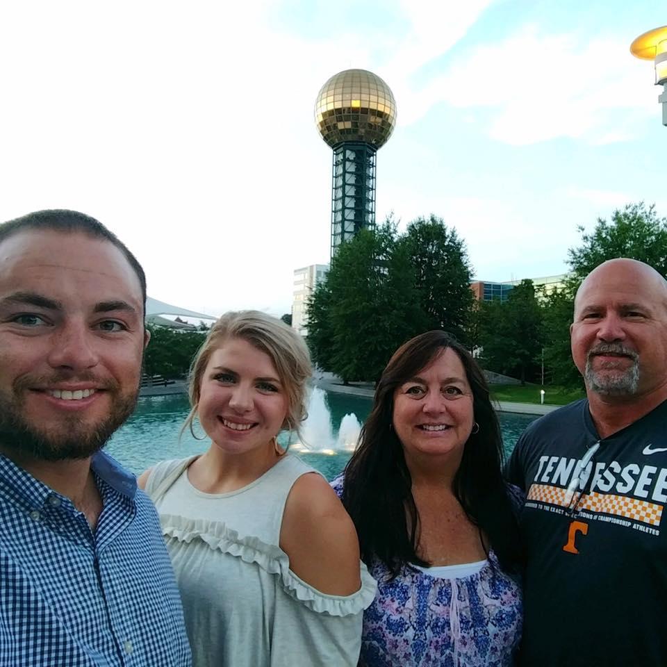 This was for Father's Day for Chris. We had fun going downtown and taking them to the Sunsphere for the first time!