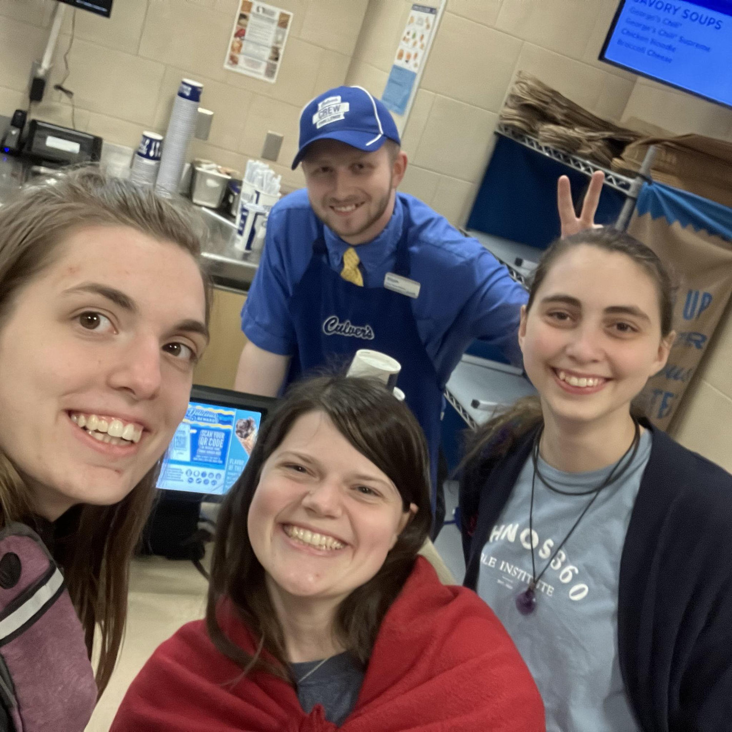 Culver's visit with friends!