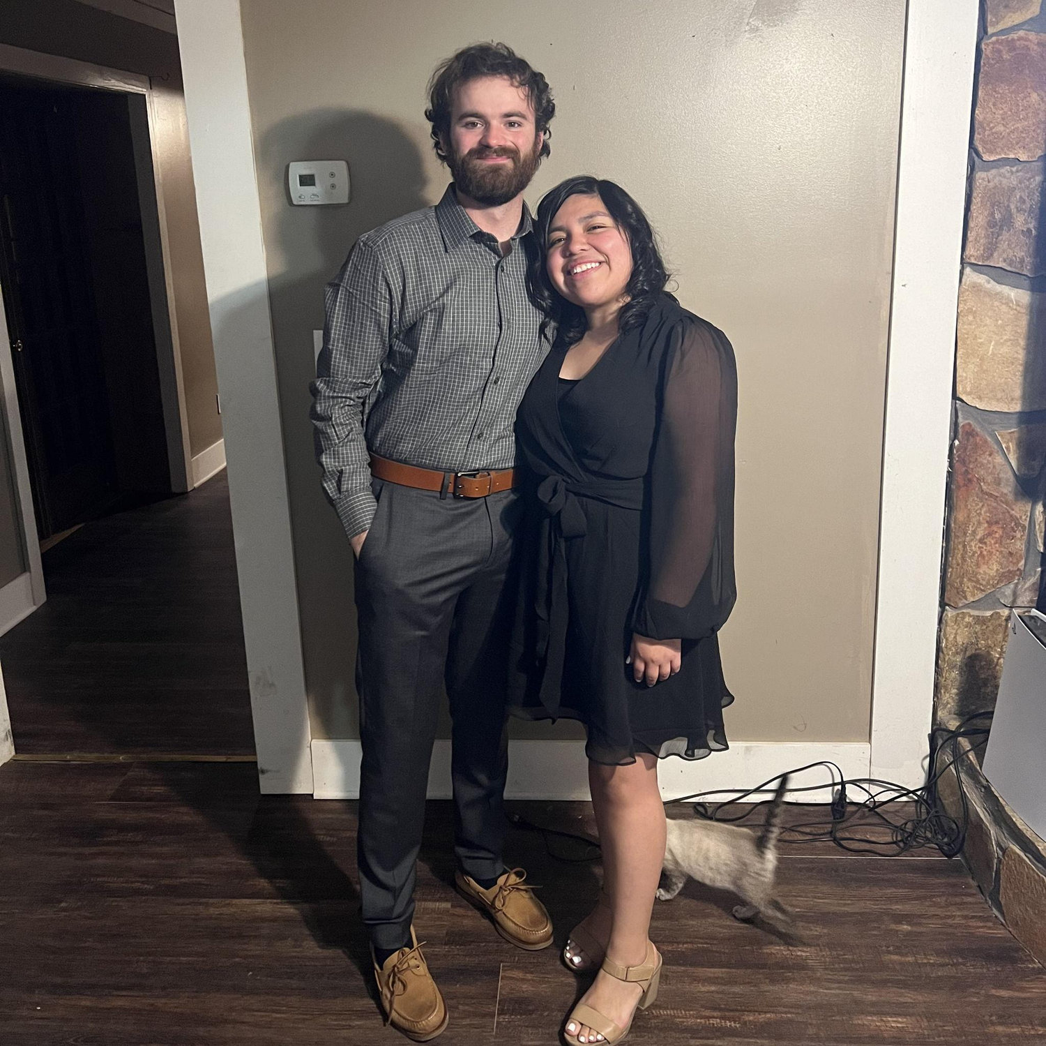 Our first date as a couple...he didn't believe me when I said I had two left feet 🕺💃