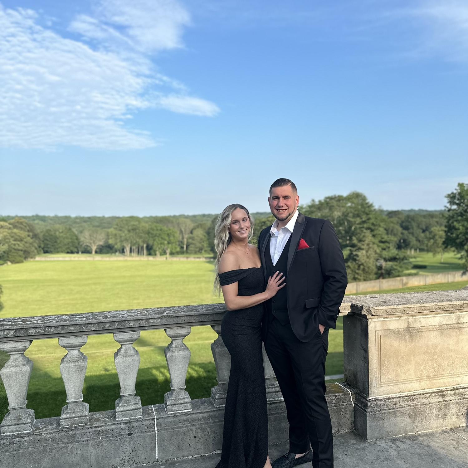 Our first big event at Oheka Castle for Vincent’s tuxedo company