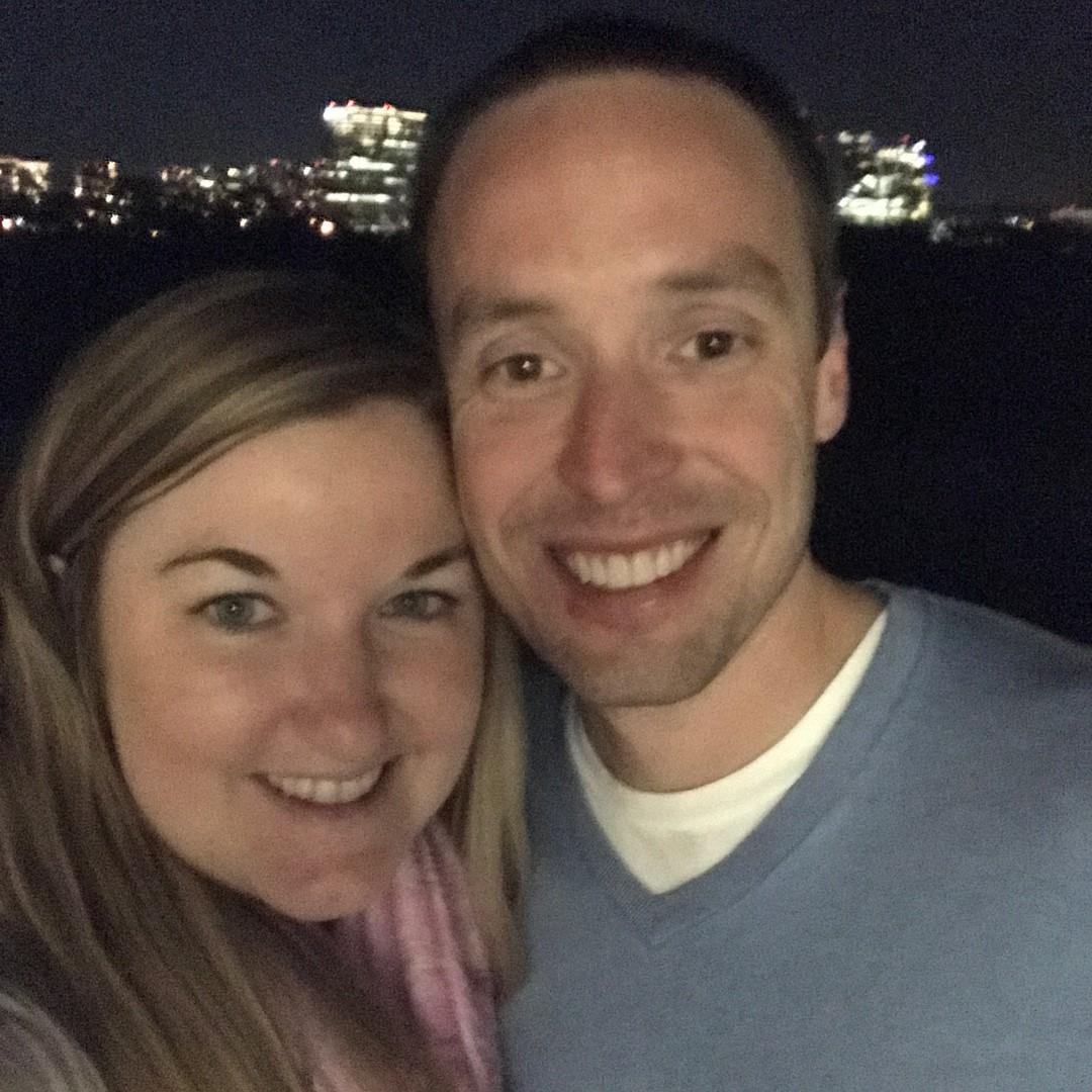 One of our earlier dates- Kennedy Center to see the Second City- Jessie got called onstage!