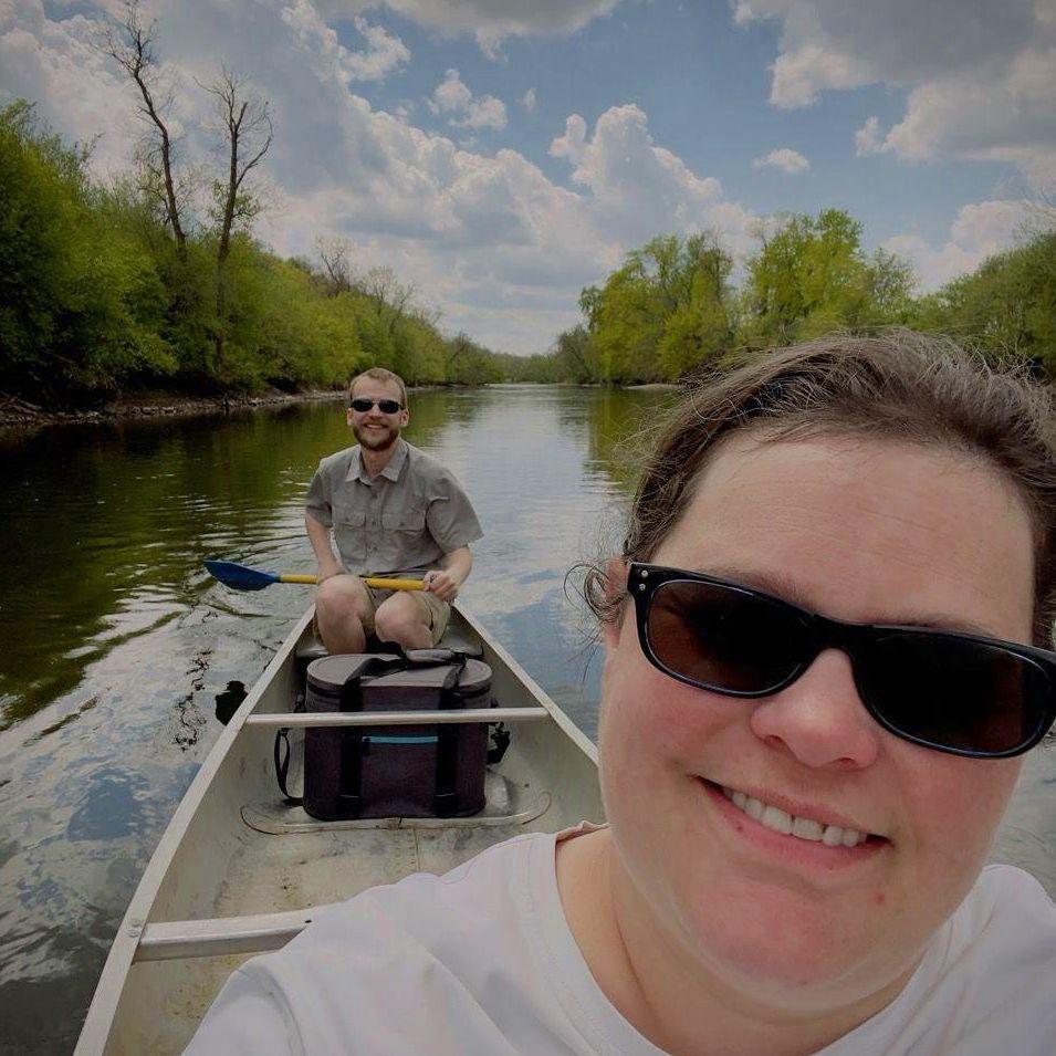 Cannon River MN, Right after we got engaged