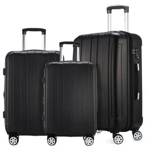 Fochier 3 Piece Expandable Spinner Luggage Set Lightweight Suitcase