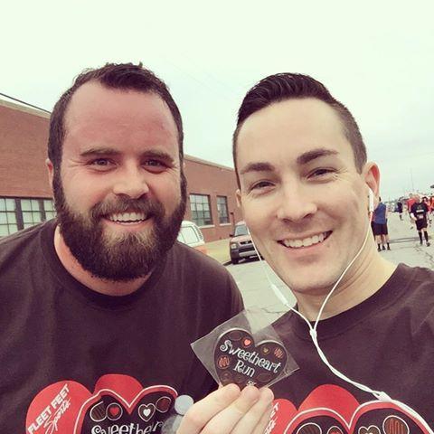 A medal and a T-shirt are reason enough for Coleman to sign up for a 5K... Chase joined him on their first run together in February 2017.