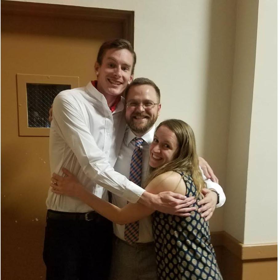 David, Dan, and Jess form the "I married an Oliveto" anonymous