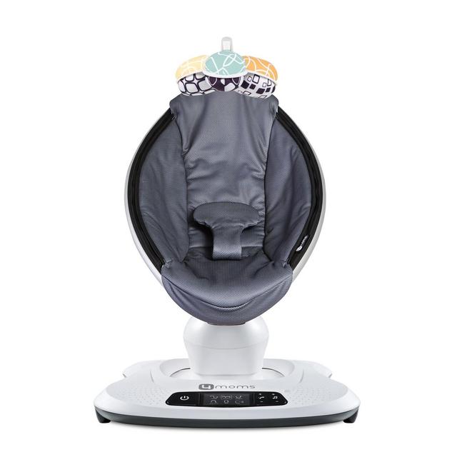 4moms mamaRoo4 Bluetooth Enabled High-Tech Baby Swing - Cool Mesh