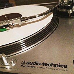 Audio-Technica AT-LP120-USB Direct-Drive Professional Turntable in Silver
