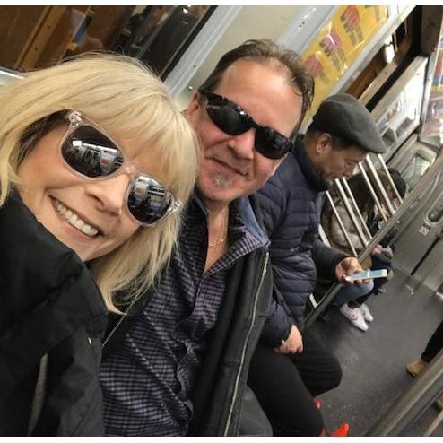 First time for Joe on the NY subway